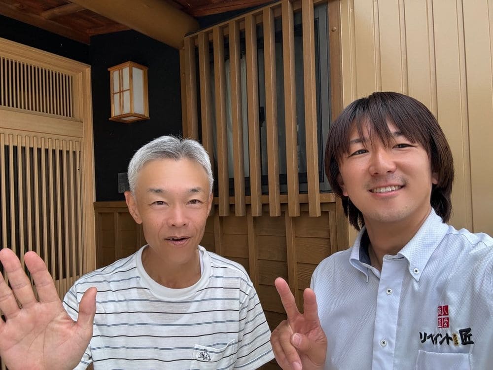 四日市市の外壁塗装をリペイント匠が施工した写真