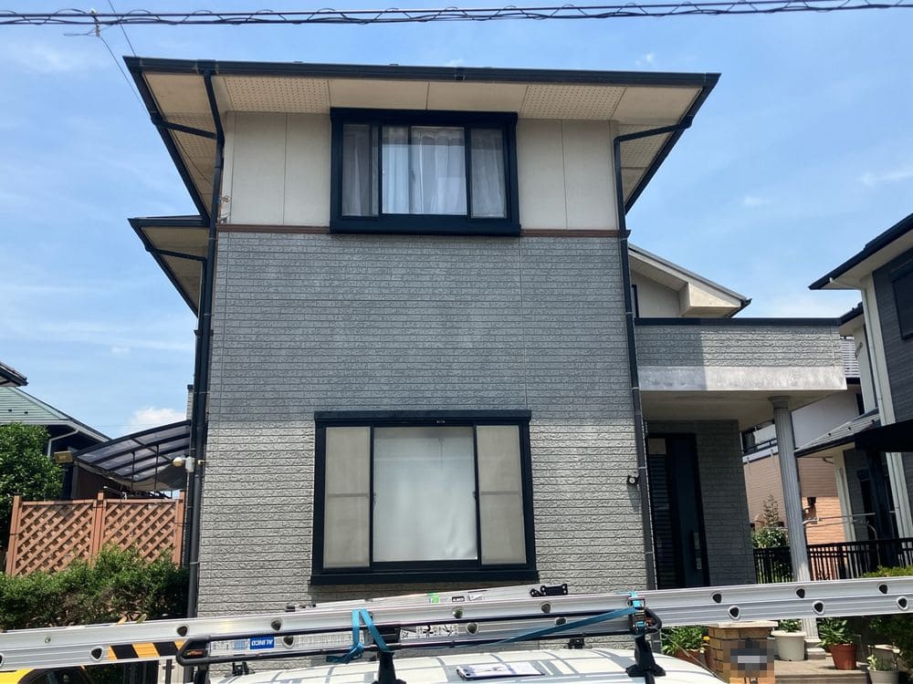 四日市市の外壁塗装をリペイント匠が施工した写真