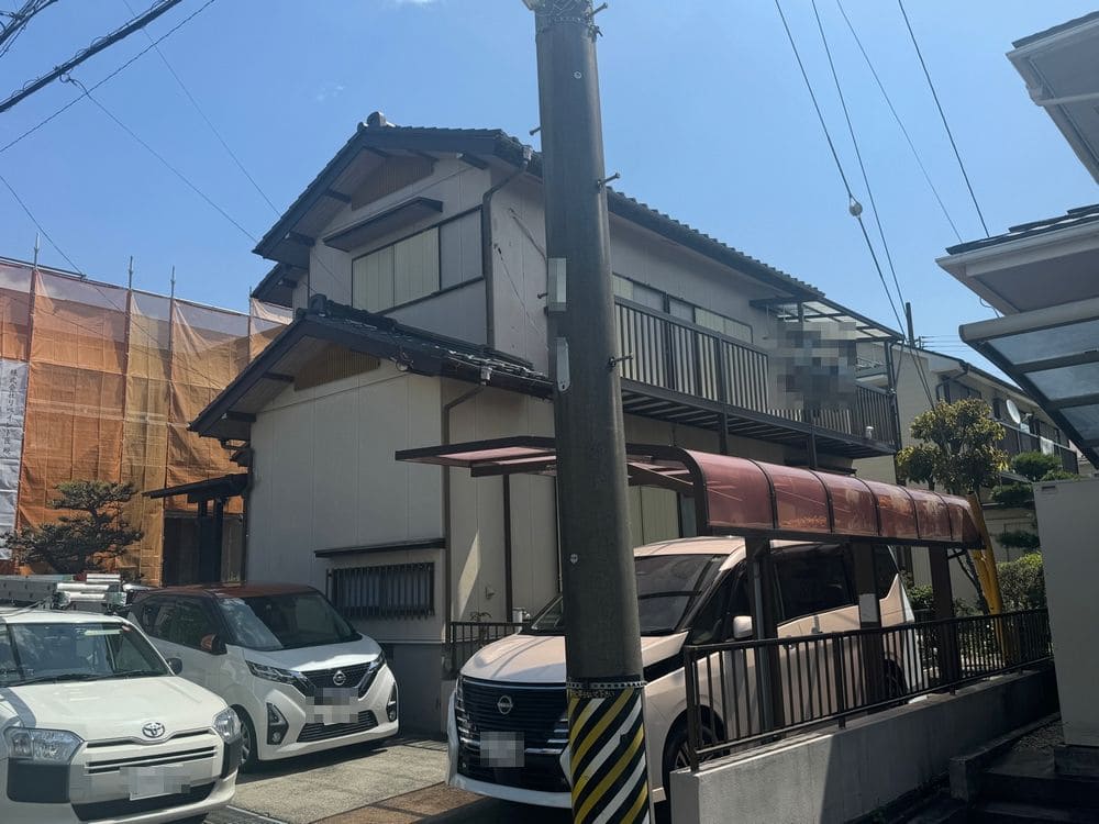 員弁郡の外壁塗装をリペイント匠が施工した写真