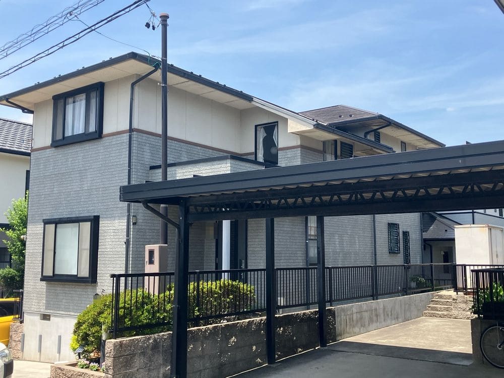 四日市市の外壁塗装をリペイント匠が施工した写真