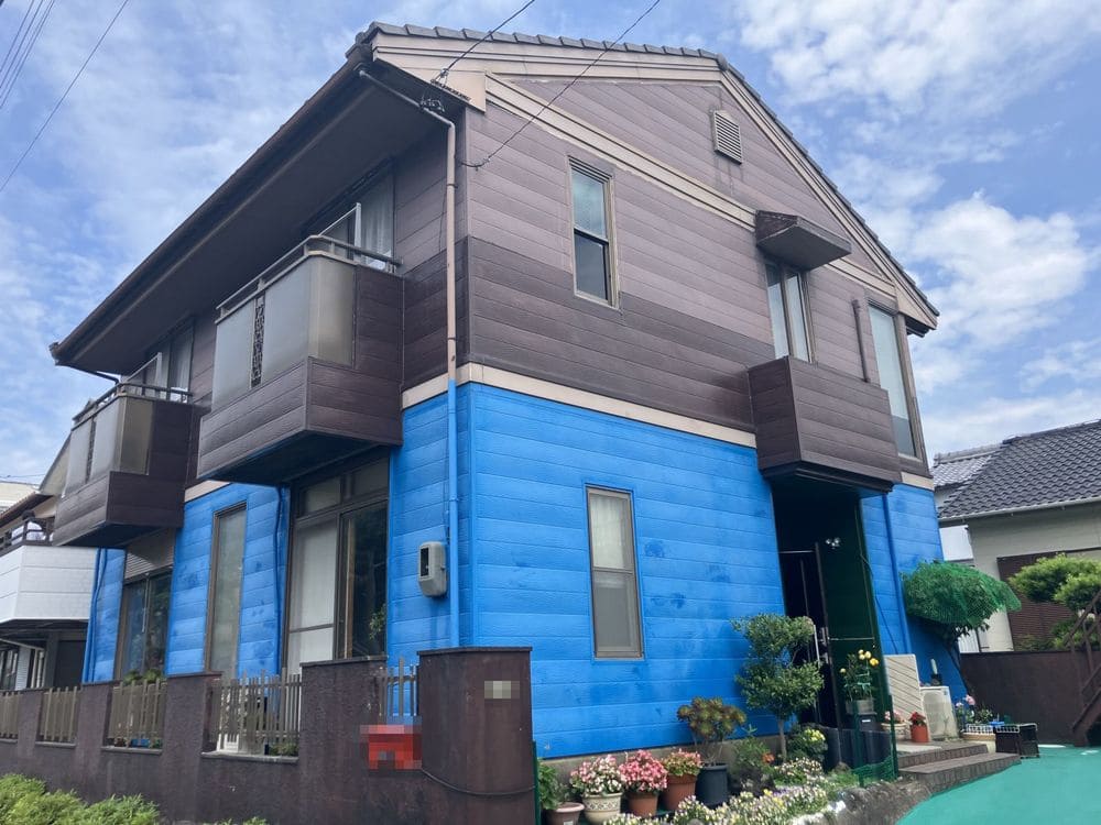 伊勢市の外壁塗装をリペイント匠が施工した写真