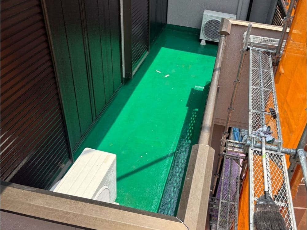 四日市市の外壁塗装、防水工事をリペイント匠が施工した写真