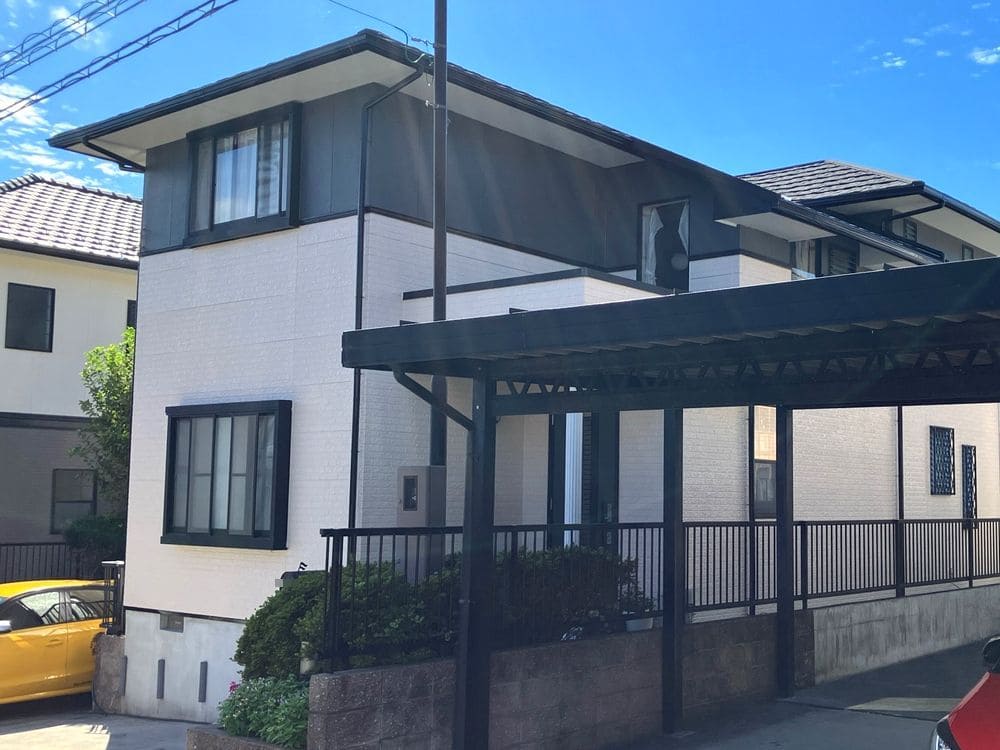 四日市市の外壁塗装をリペイント匠が施工した写真