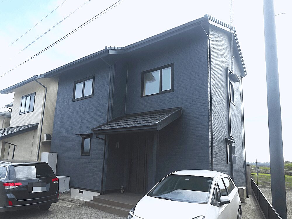いなべ市の外壁塗装、防水工事をリペイント匠が施工した写真