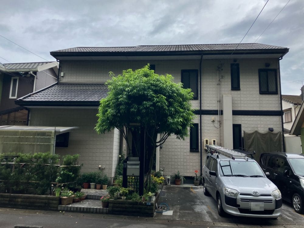 松阪市の外壁塗装、屋根塗装をリペイント匠が施工した写真
