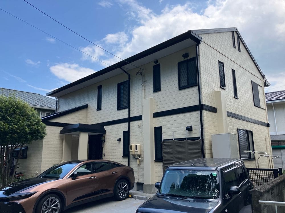 松阪市の外壁塗装、屋根塗装をリペイント匠が施工した写真