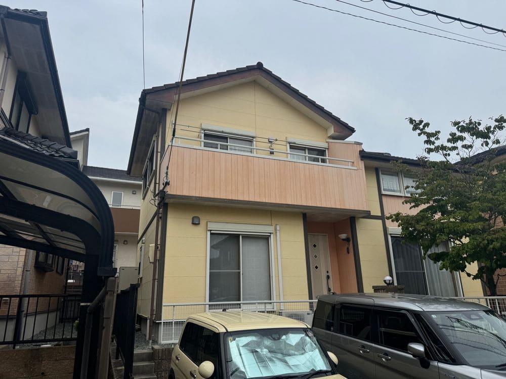 四日市市の外壁塗装、屋根塗装、防水工事をリペイント匠が施工した写真