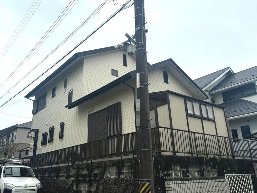 桑名市の外壁塗装、屋根塗装、防水工事をリペイント匠が施工した写真