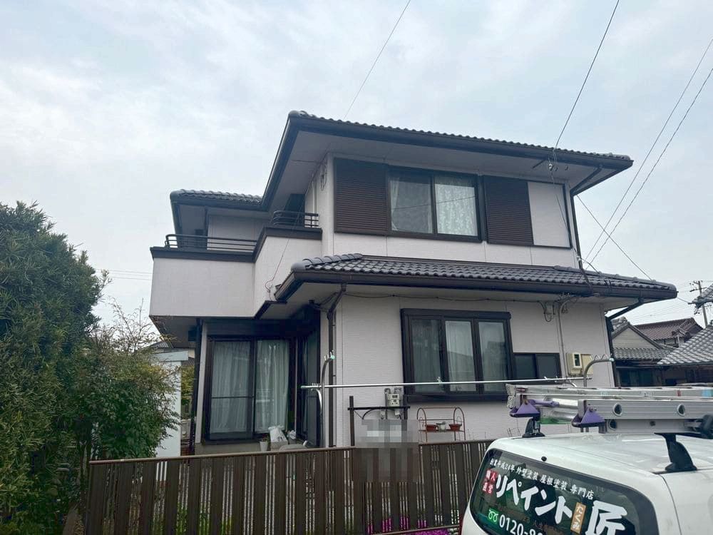 鈴鹿市の外壁・屋根塗装をリペイント匠が施工した写真