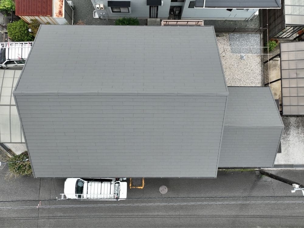 桑名市の外壁塗装、屋根塗装、防水工事をリペイント匠が施工した写真