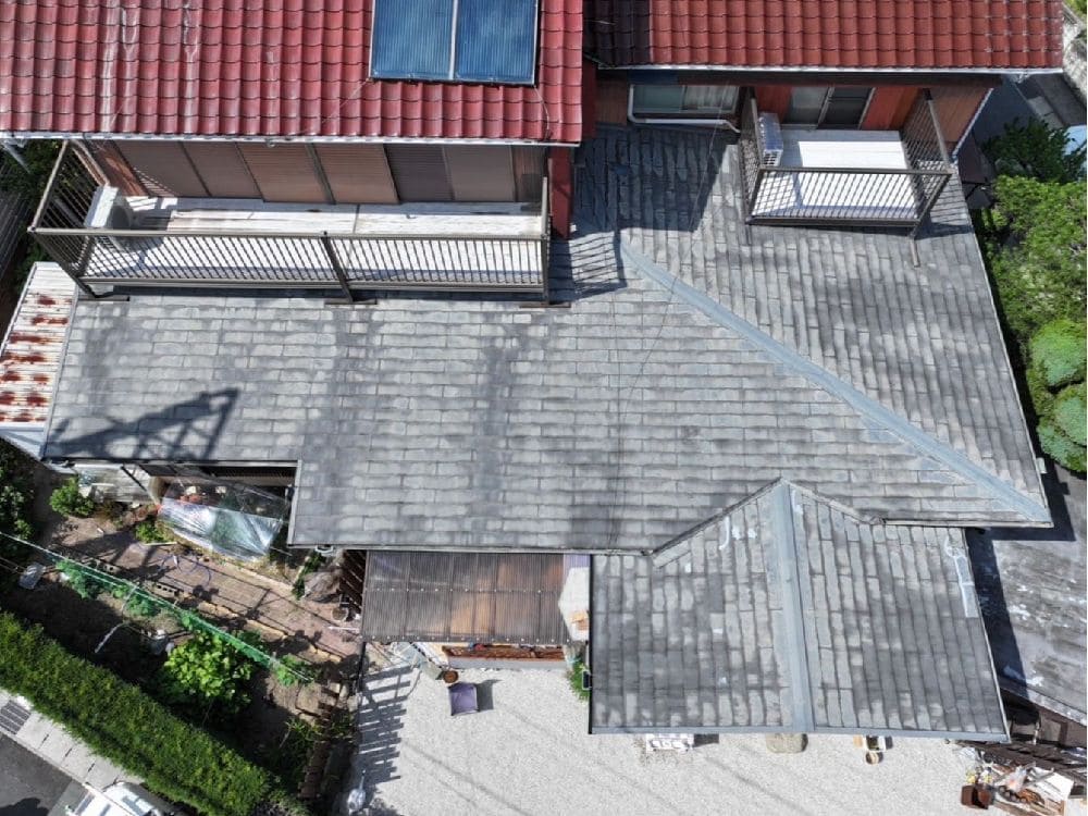 津市の屋根工事をリペイント匠が施工した写真