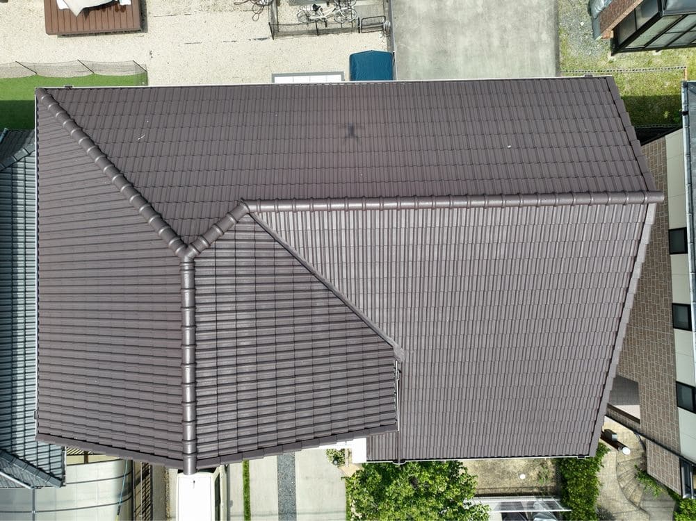 四日市市の外壁塗装、屋根塗装、防水工事をリペイント匠が施工した写真
