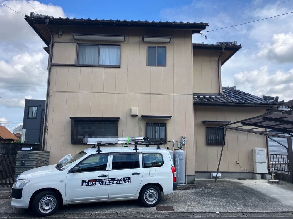 いなべ市の外壁塗装をリペイント匠が施工した写真