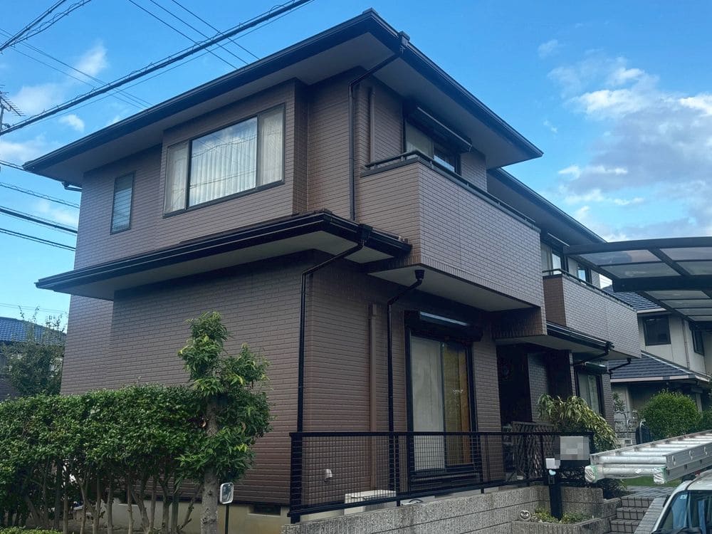 鈴鹿市の外壁塗装、屋根塗装をリペイント匠が施工した写真
