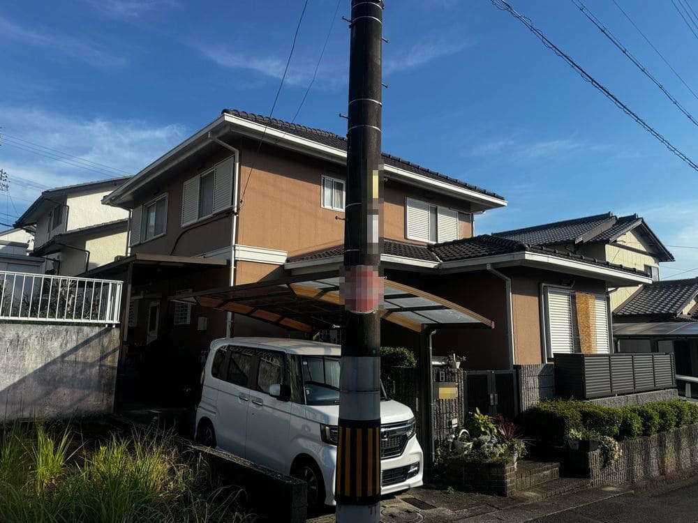 亀山市の外壁塗装、屋根塗装をリペイント匠が施工した写真