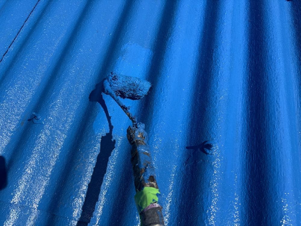 津市の屋根塗装をリペイント匠が施工した写真