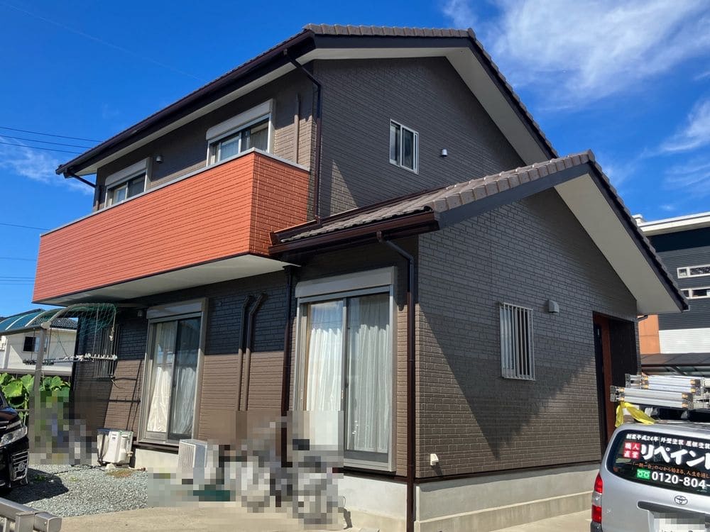 伊勢市の外壁塗装をリペイント匠が施工した写真