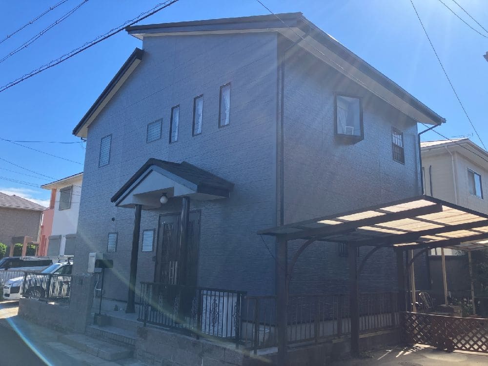 津市の外壁塗装、屋根工事をリペイント匠が施工した写真
