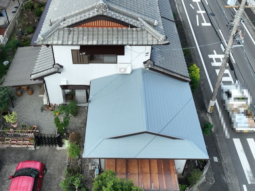 亀山市で外壁・屋根塗装をリペイント匠が施工した写真