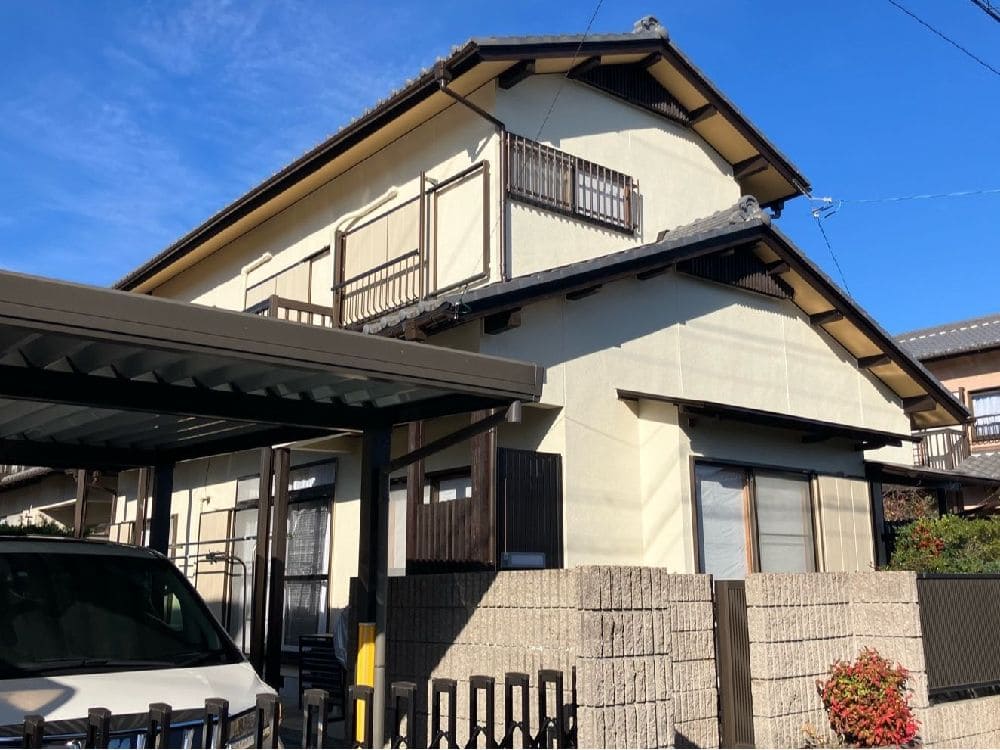 津市で外壁塗装をリペイント匠が施工した写真