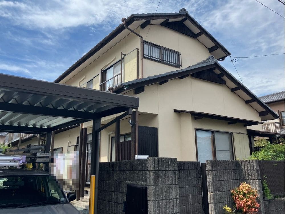 津市で外壁塗装をリペイント匠が施工した写真