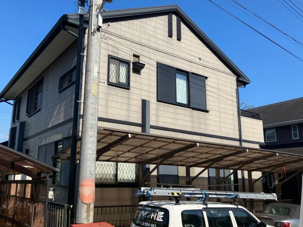 亀山市の外壁塗装、屋根塗装をリペイント匠が施工した写真