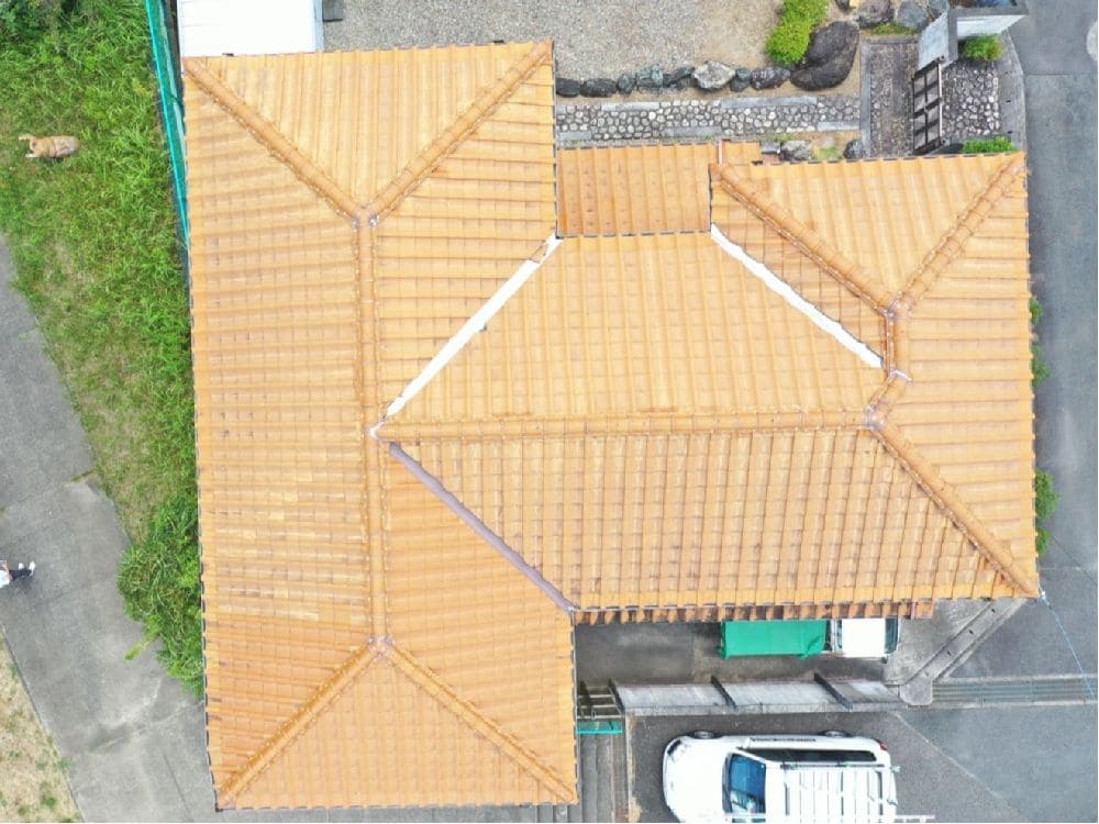 津市の外壁塗装、屋根工事をリペイント匠が施工した写真