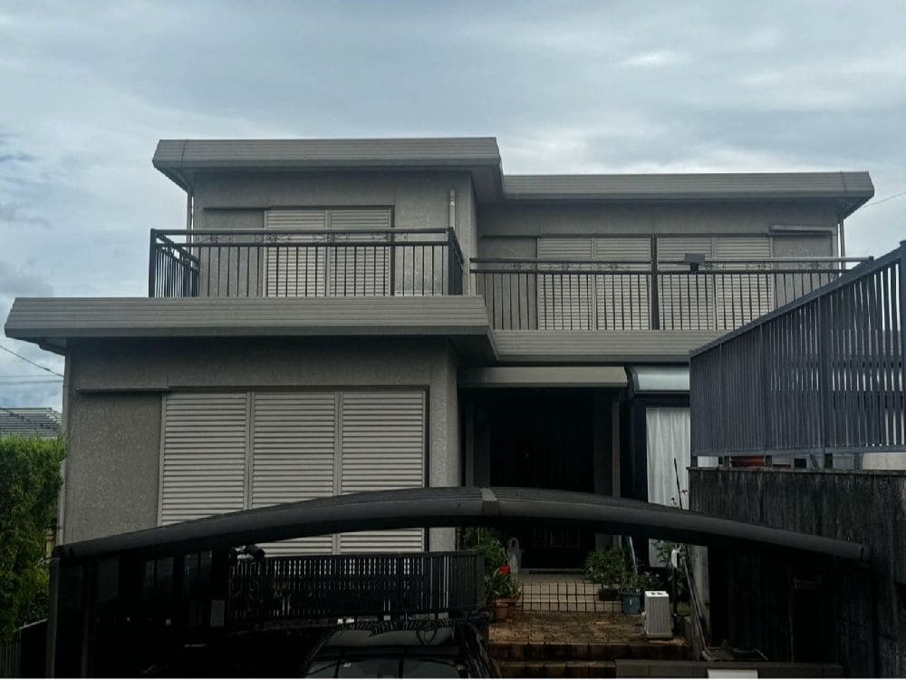 四日市市の外壁塗装、屋根塗装をリペイント匠が施工した写真