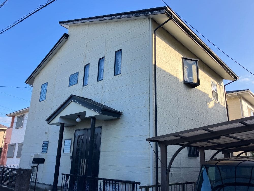 津市の外壁塗装、屋根工事をリペイント匠が施工した写真