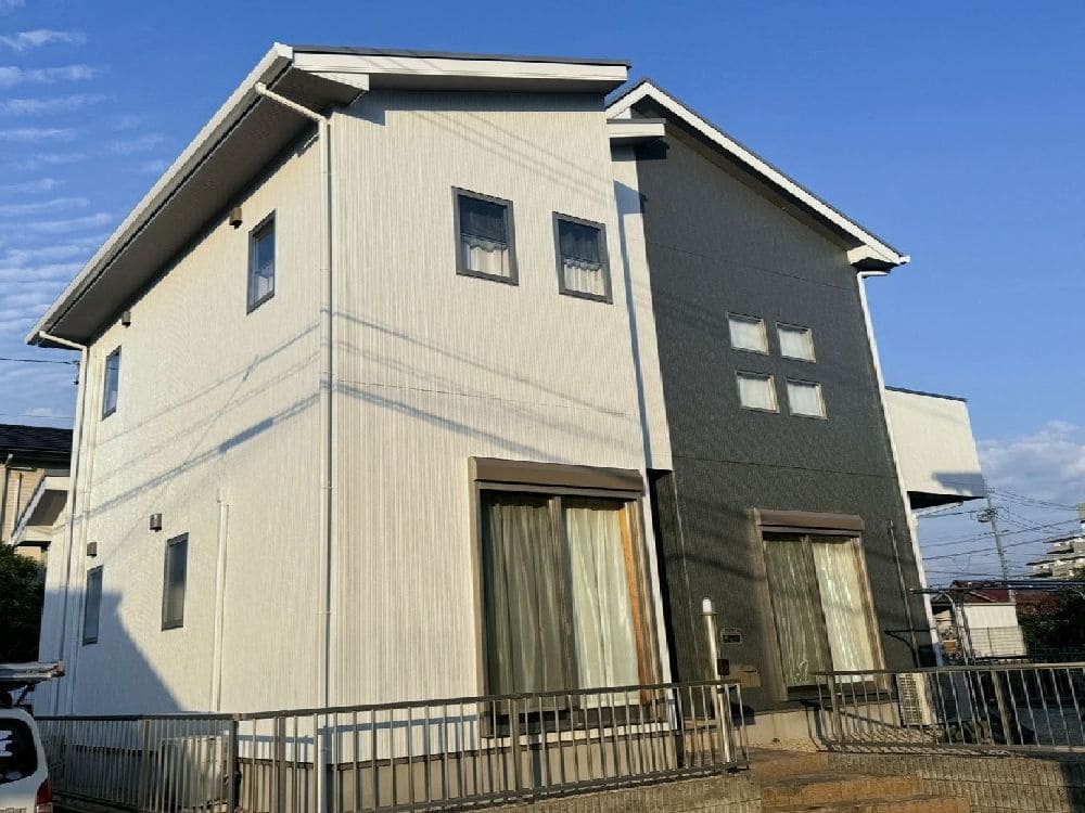 四日市市の外壁塗装、屋根塗装、防水工事をリペイント匠が施工した写真