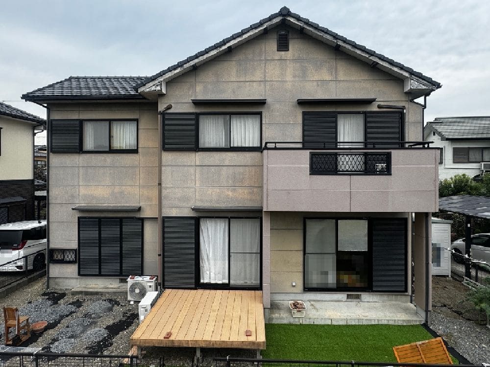 I様(四日市)施工前_外壁全体 四日市市の外壁塗装、防水工事をリペイント匠が施工した写真