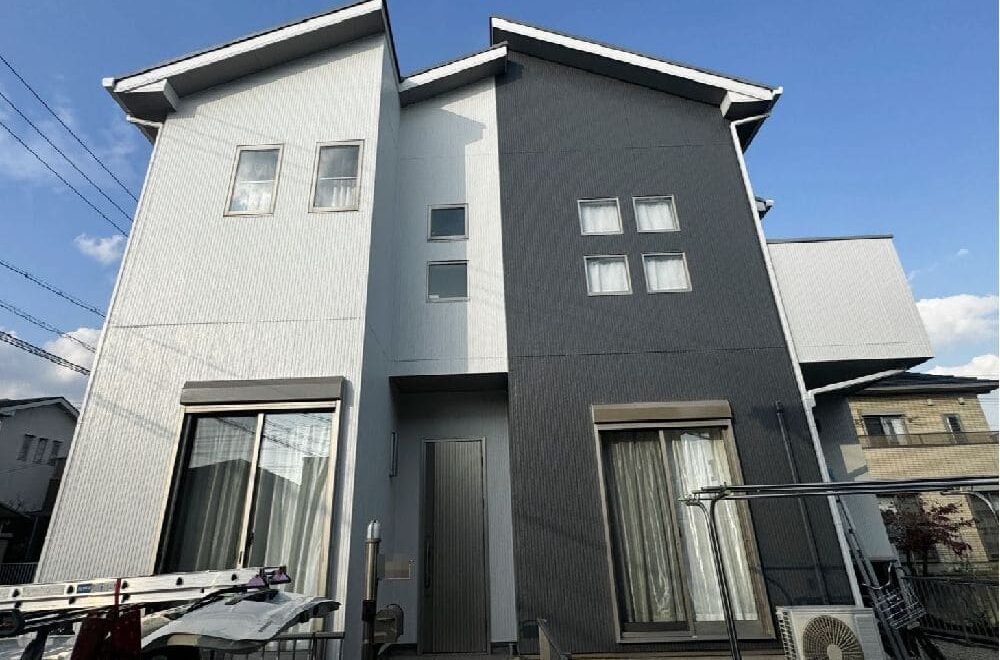 四日市市の外壁塗装、屋根塗装、防水工事をリペイント匠が施工した写真