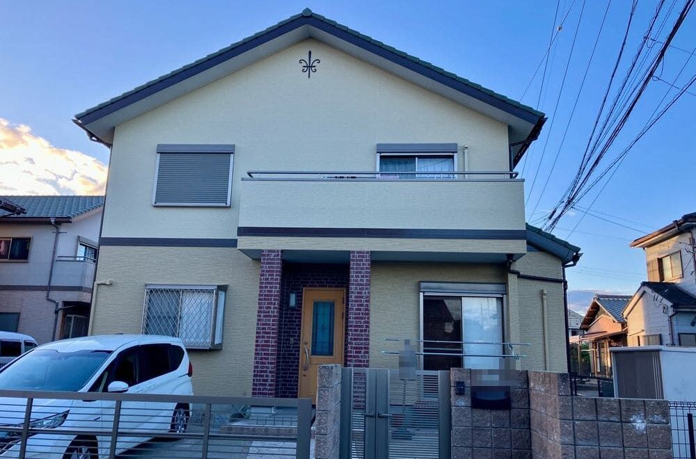 松阪市｜クリーム系の優しい印象へ｜色見本以上に素敵なお色になりました