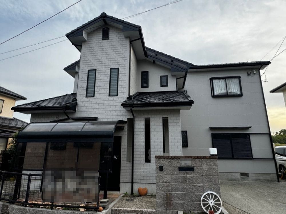 四日市市の外壁塗装をリペイント匠が施工した写真