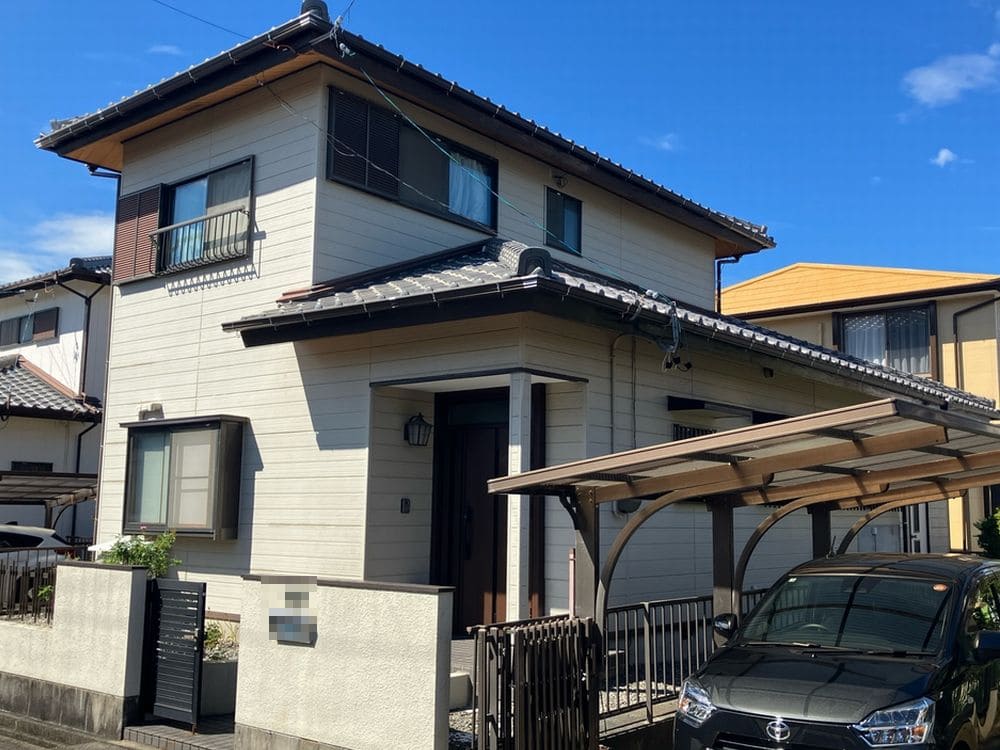 鈴鹿市の外壁塗装をリペイント匠が施工した写真