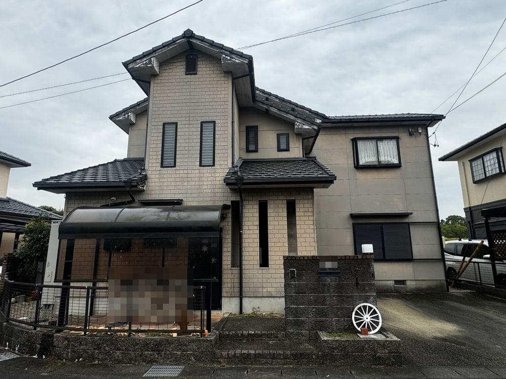 四日市の外壁塗装、防水工事をリペイント匠が施工した写真