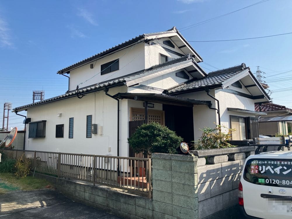 鈴鹿市の外壁塗装をリペイント匠が施工した写真