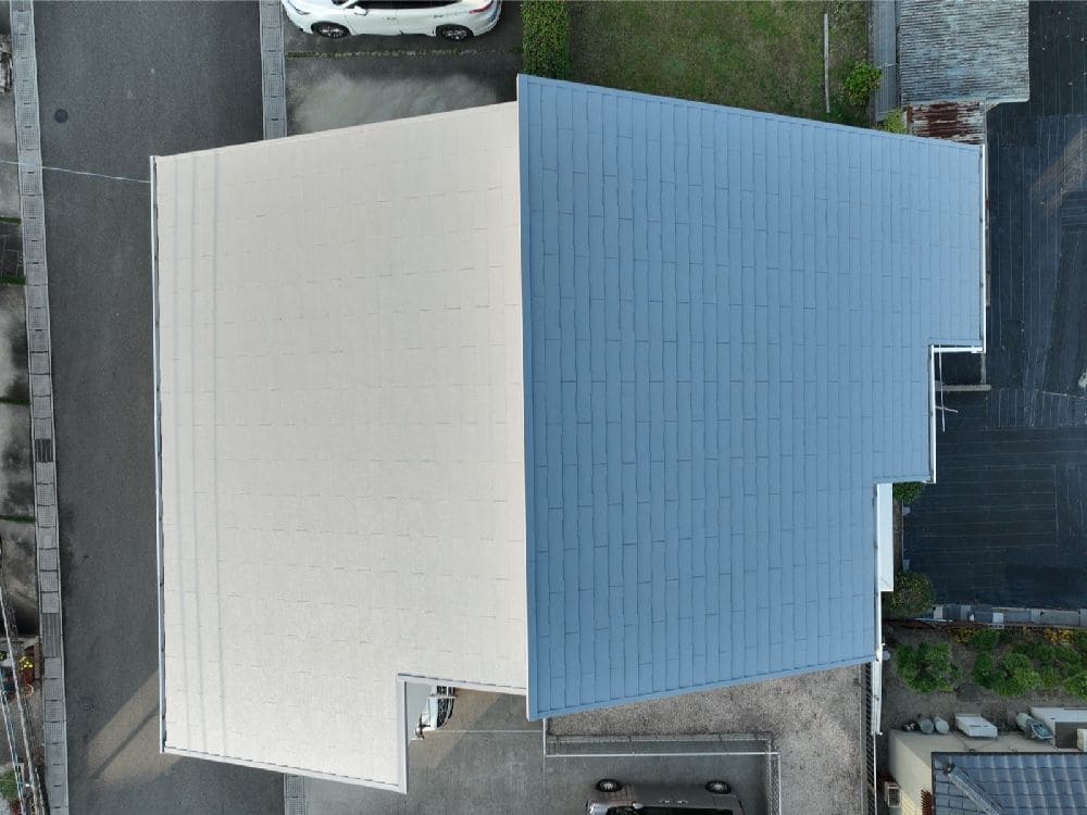 四日市市の外壁塗装、屋根塗装、防水工事をリペイント匠が施工した写真