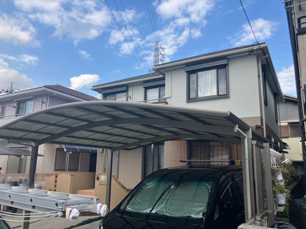 松阪市で外壁塗装と屋根工事をリペイント匠が施工した写真