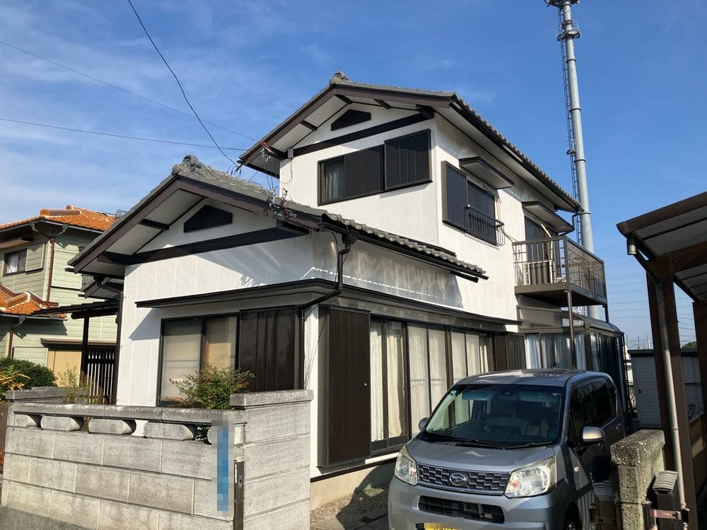 鈴鹿市の外壁塗装をリペイント匠が施工した写真