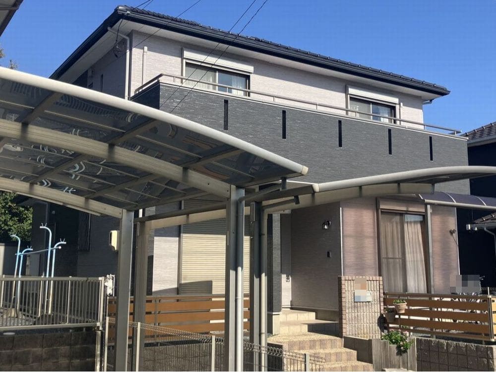 津市の外壁塗装、防水工事をリペイント匠が施工した写真