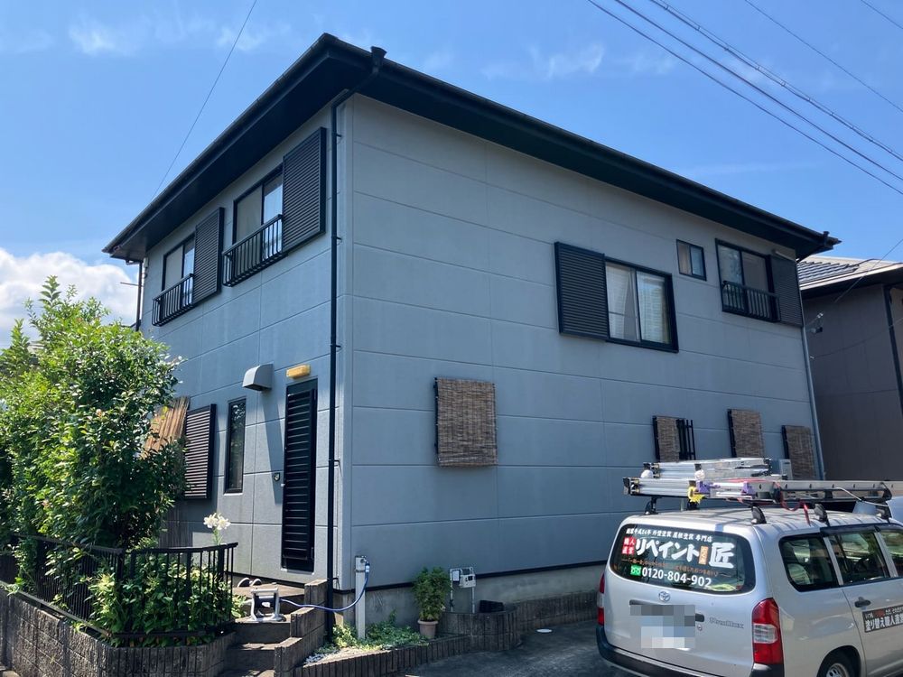 伊勢市の外壁塗装、屋根塗装をリペイント匠が施工した写真