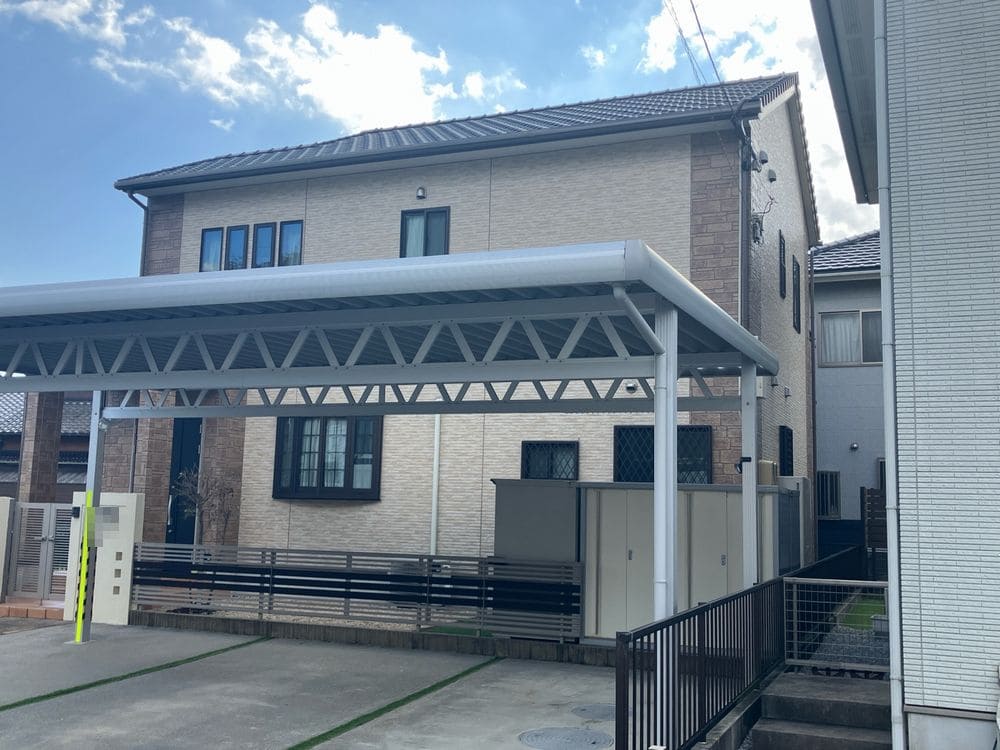 鈴鹿市の外壁塗装をリペイント匠が施工した写真