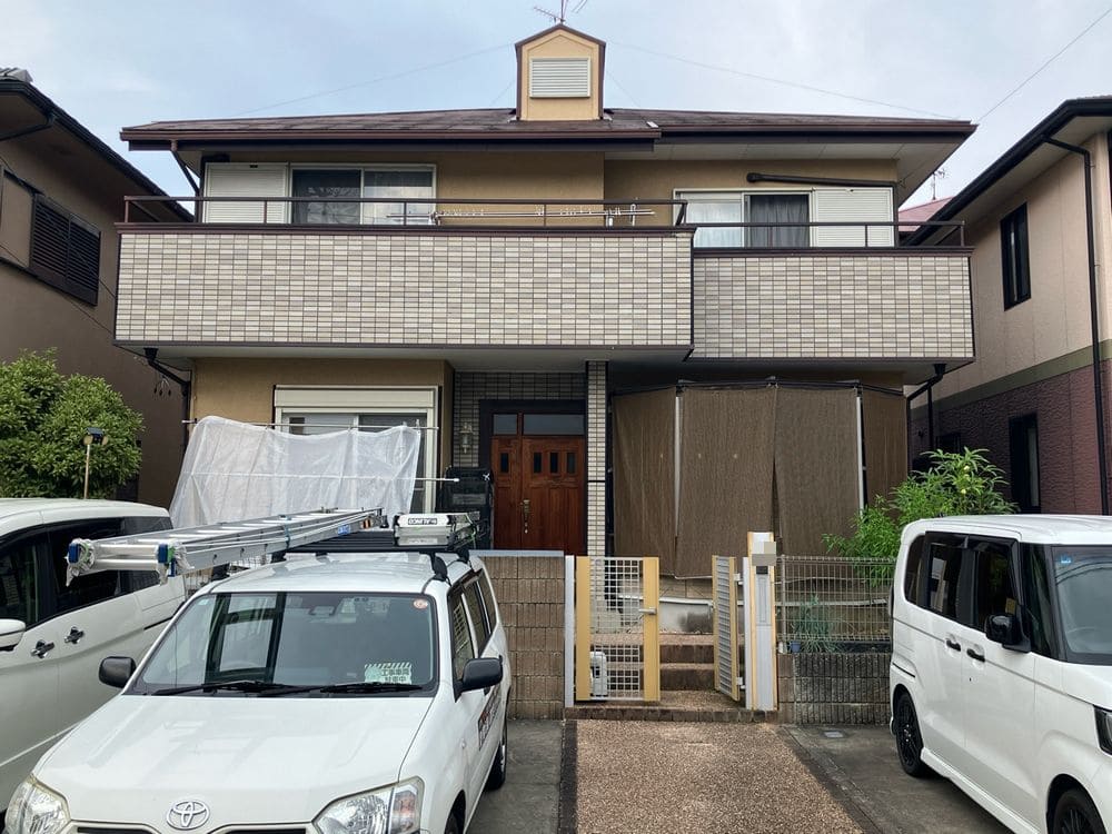 名張市の外壁塗装、屋根工事をリペイント匠が施工した写真