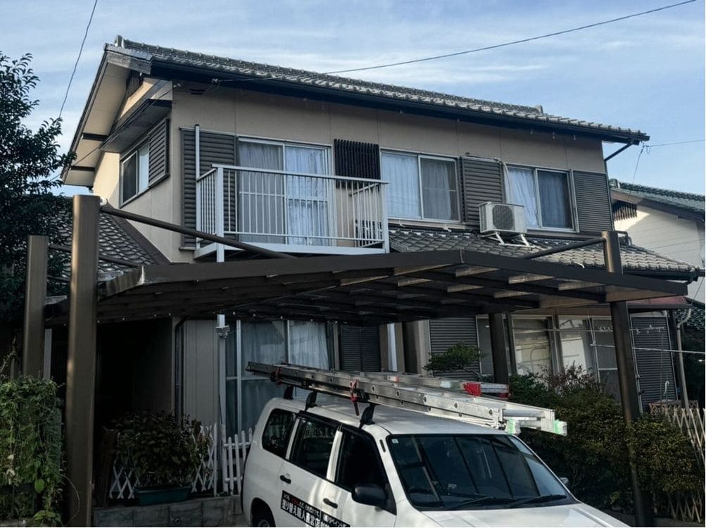 四日市市の外壁塗装をリペイント匠が施工した写真
