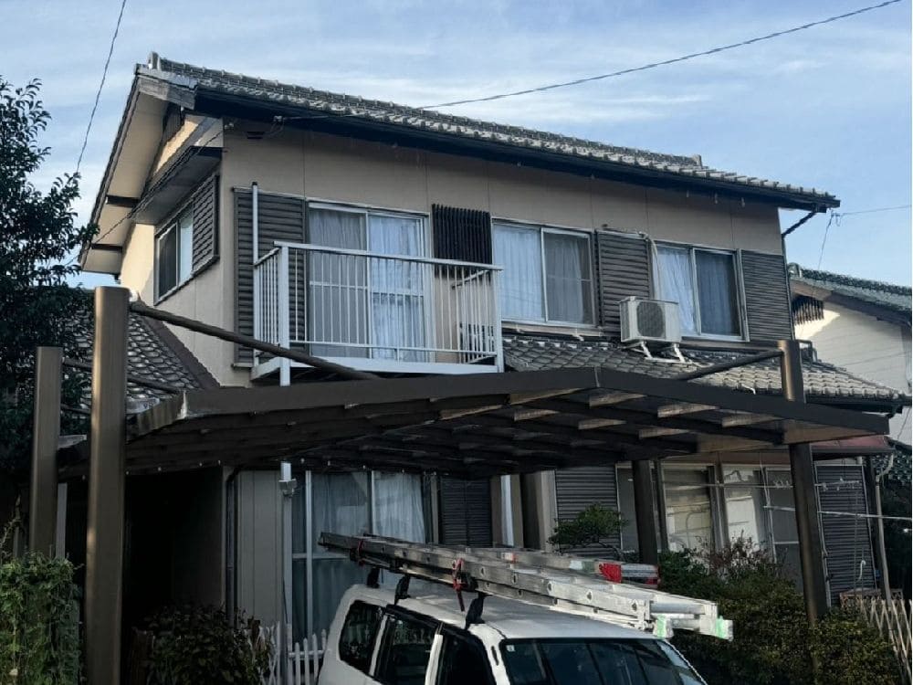四日市市の外壁塗装をリペイント匠が施工した写真
