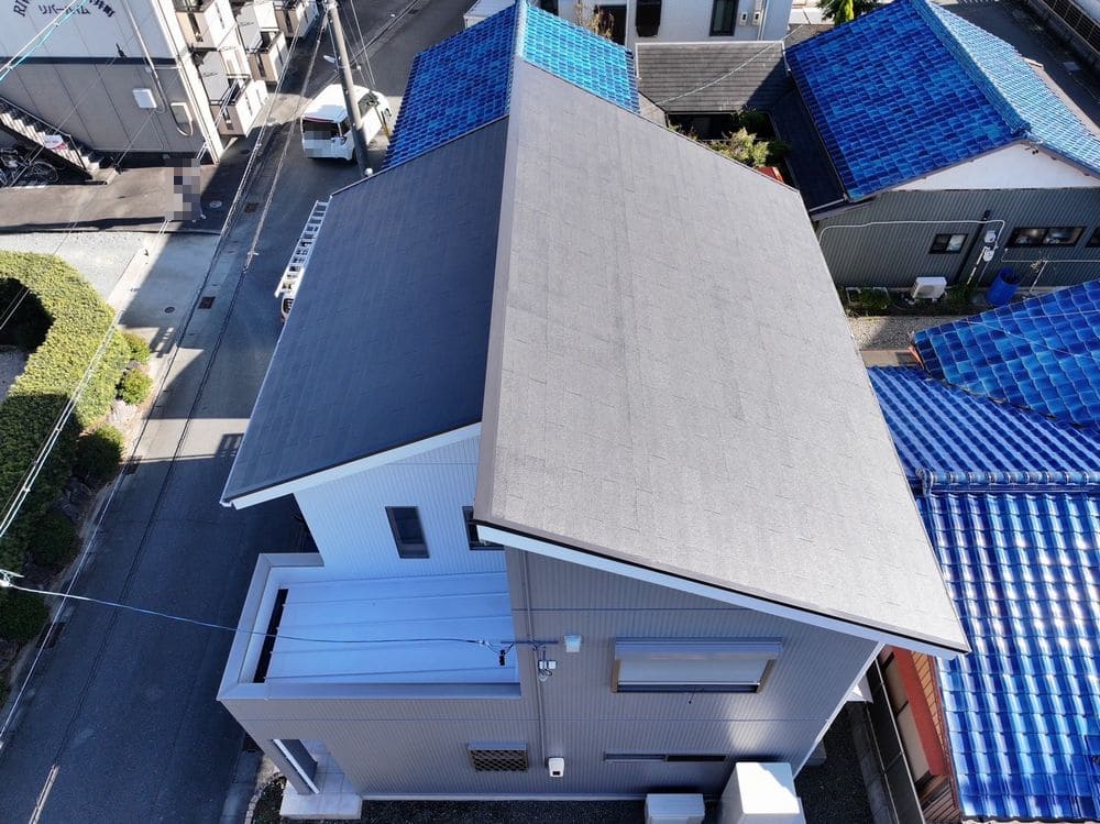 松阪市で外壁塗装、屋根塗装、防水工事をリペイント匠が施工した写真