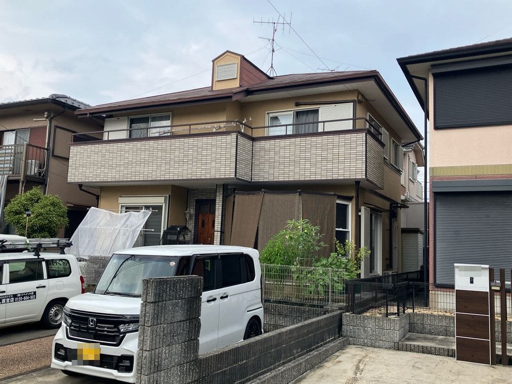 名張市の外壁塗装、屋根工事をリペイント匠が施工した写真