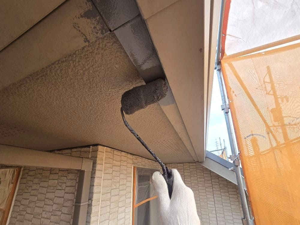 桑名市の外壁塗装、屋根塗装をリペイント匠が施工した写真