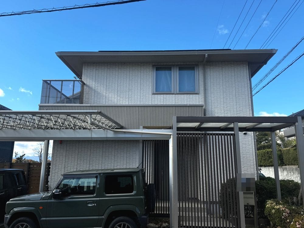 桑名市の外壁塗装、屋根塗装をリペイント匠が施工した写真